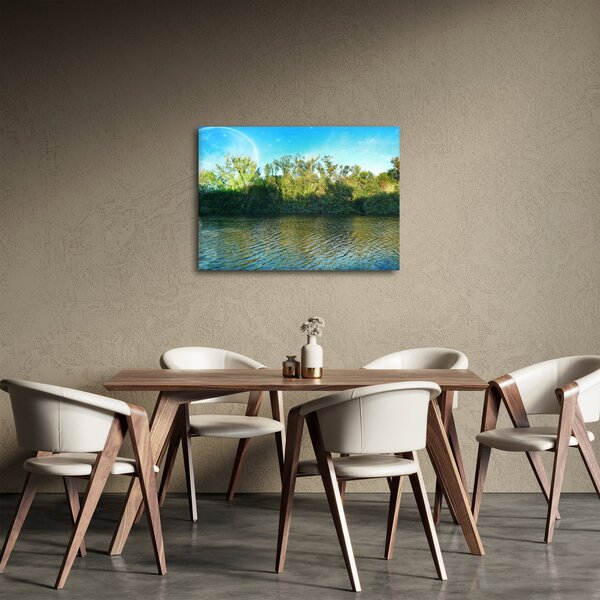 Obraz - jezero (70x50 cm)