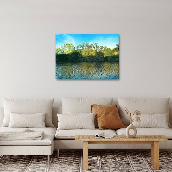 Obraz - jezero (70x50 cm)