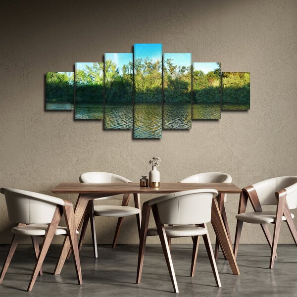 Obraz - jezero (210x100 cm)