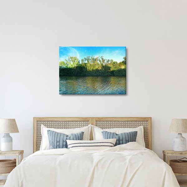 Obraz - jezero (70x50 cm)