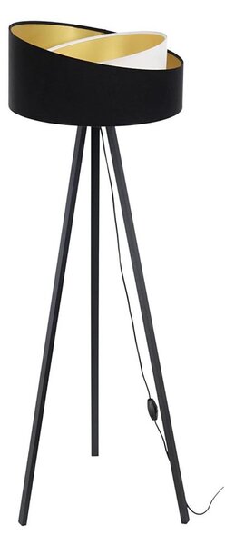 Stojací lampa GALAXY 1xE27/60W/230V černá/bílá/wenge