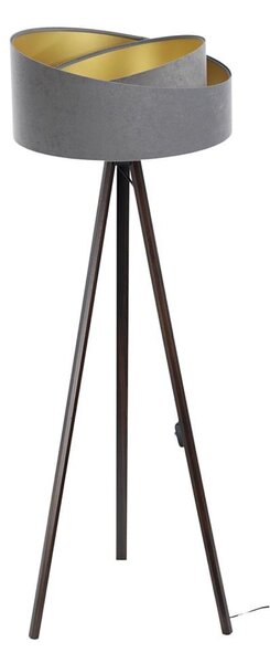Stojací lampa GALAXY 1xE27/60W/230V šedá/wenge