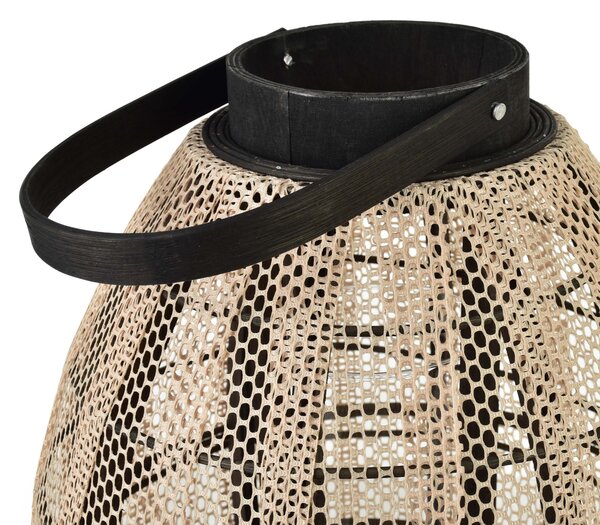 Mondex Lucerna LEVI 70 cm béžová/černá