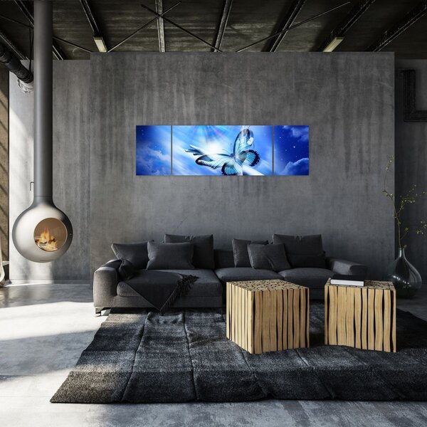 Obraz - Motýl, symbol naděje (170x50 cm)