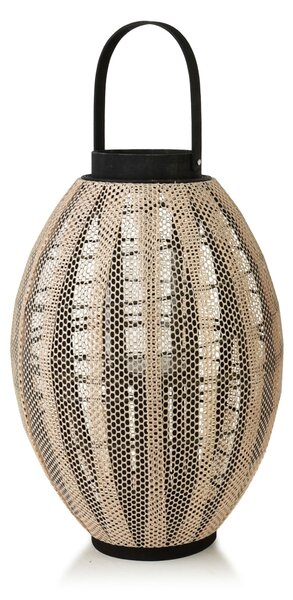 Mondex Lucerna LEVI 54 cm béžová/černá