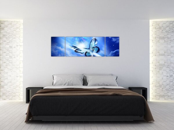 Obraz - Motýl, symbol naděje (170x50 cm)