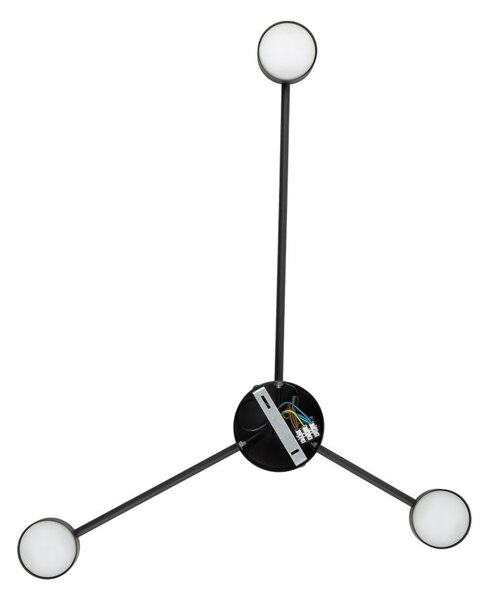 TK Lighting Avia Black nástěnné svítidlo 3x10 W černá 6809