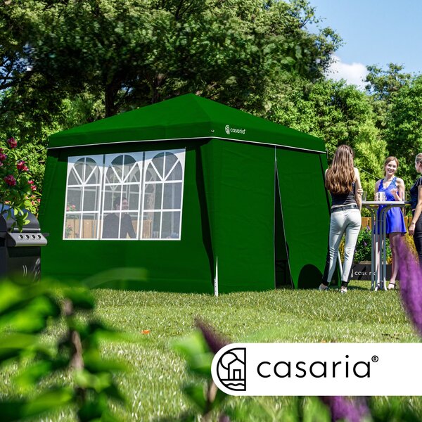 Deuba Zahradní altán Capri 3x3 m - 4 boční stěny - zelená