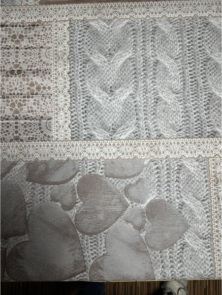 Bavlněné povlečení MIG002SH Shabby love béžové Made in Italy Barva Béžová Rozměry 1x50x80/1x140x200 cm