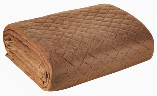 Sametový přehoz na postel Luiz3 cihlový new Barva Cihlová Rozměry 170x210 cm