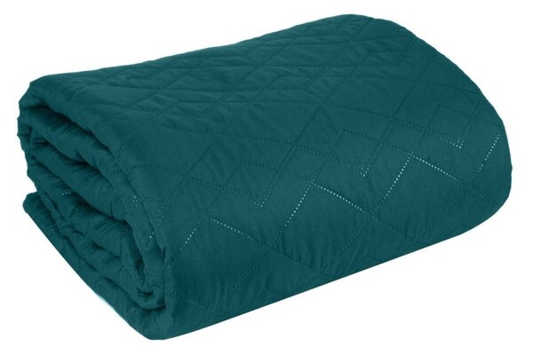 Přehoz na postel Boni2 tmavotyrkysový new Barva Tyrkysová Rozměry 170x210 cm