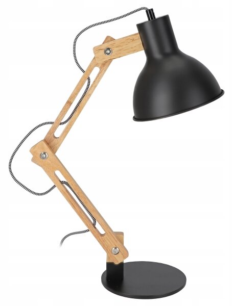 Stolní lampa 1xE27/40W/230V černá
