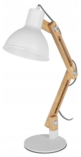 Stolní lampa 1xE27/40W/230V bílá