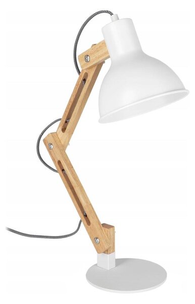 Stolní lampa 1xE27/40W/230V bílá