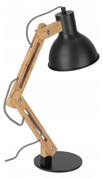 Stolní lampa 1xE27/40W/230V černá
