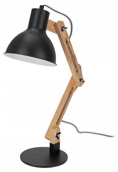 Stolní lampa 1xE27/40W/230V černá