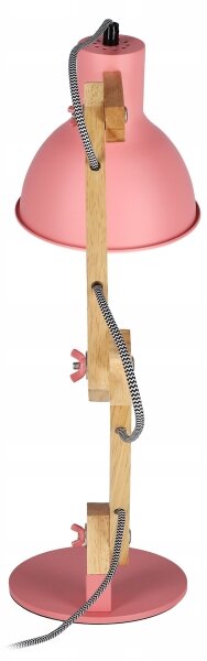 Stolní lampa 1xE27/40W/230V růžová