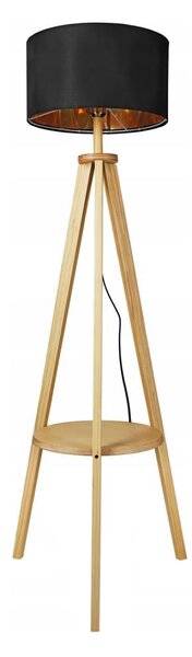 Stojací lampa 1xE27/40W/230V černá