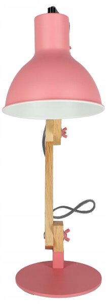Stolní lampa 1xE27/40W/230V růžová