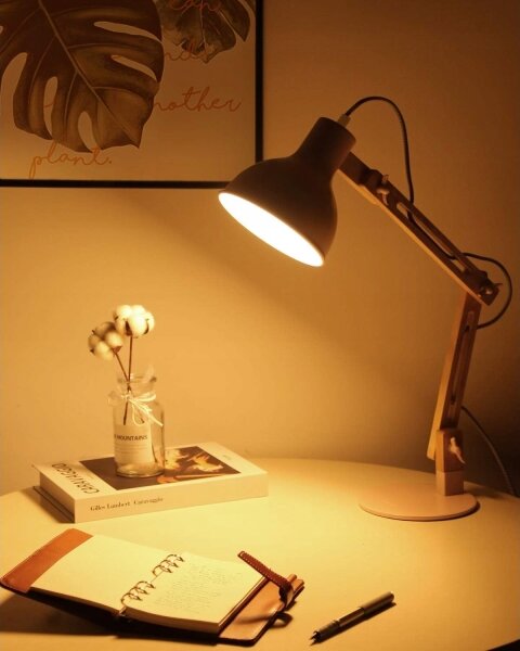 Stolní lampa 1xE27/40W/230V růžová