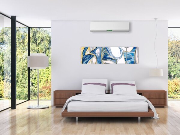 Obraz - Vlny z mramoru (170x50 cm)