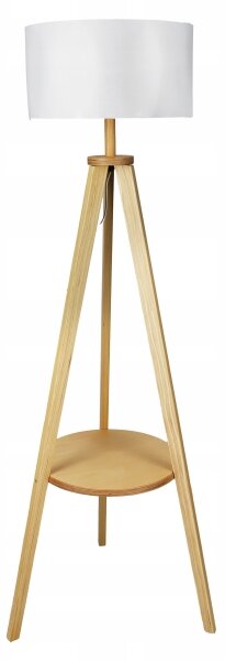 Stojací lampa 1xE27/40W/230V bílá
