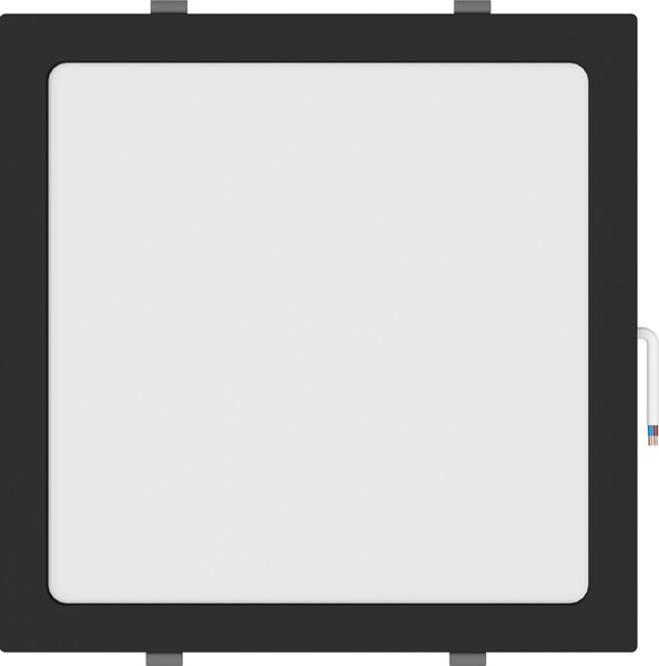 Mexen LDRR, LED stropní svítidlo pro zapuštění 30 x 30 cm, 24W, neutrální - 4000K, 1920 lm, černá - L211-030-2440-70