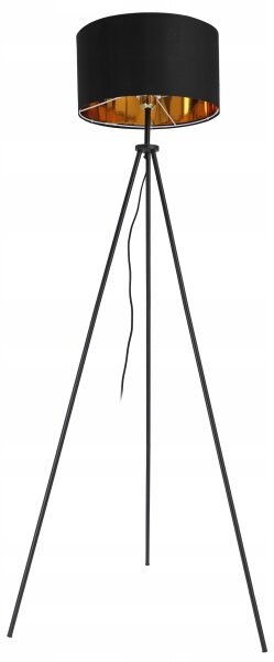 Stojací lampa 1xE27/40W/230V černá