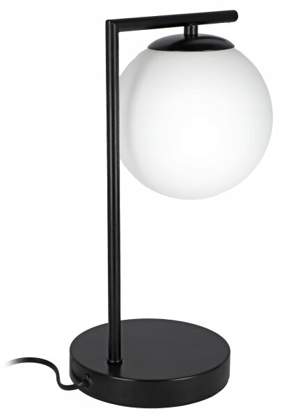Stolní lampa 1xE27/40W/230V černá/bílá