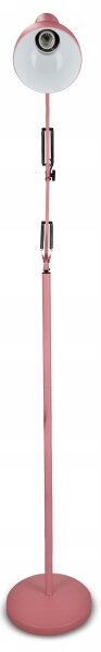 Stojací lampa 1xE27/40W/230V růžová