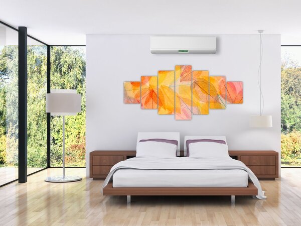Obraz - Pozadí z podzimního listí (210x100 cm)