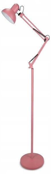 Stojací lampa 1xE27/40W/230V růžová