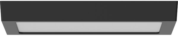 Mexen LDSS, LED stropní svítidlo, rozměr 30 x 30 cm, 24W, neutrální - 4000K, 1920 lm, černá - L213-030-2440-70