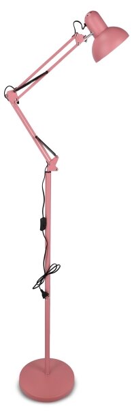 Stojací lampa 1xE27/40W/230V růžová