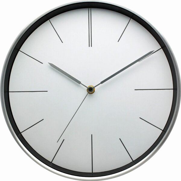 Designové kovové hodiny stříbrné MPM E01.3458.70.I