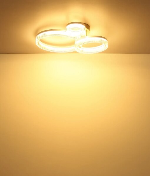 Globo 48046D4 - LED Stropní svítidlo ZARA LED/24W/230V 3000K 40,5x51 cm