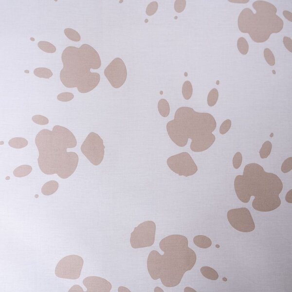 Bílé bavlněné dětské povlečení na jednolůžko 140x200 cm Guinea Pig – Jerry Fabrics