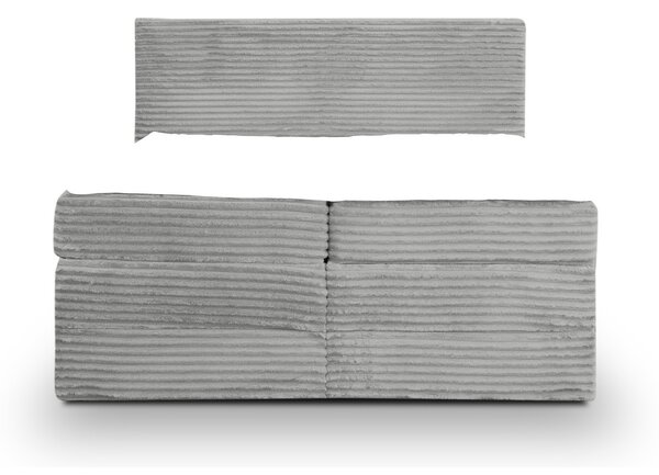 Čalouněná postel MOLLO XL 140x200 cm Šedá
