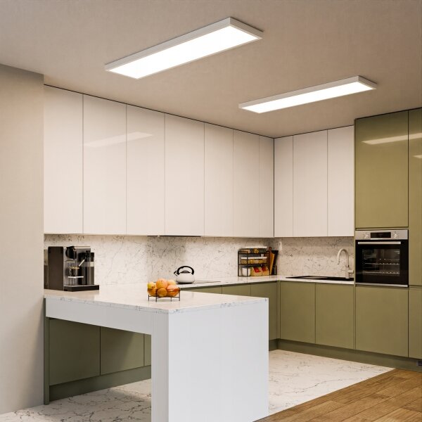 LED Přisazený panel LED/60W/230V 30x120 cm bílá