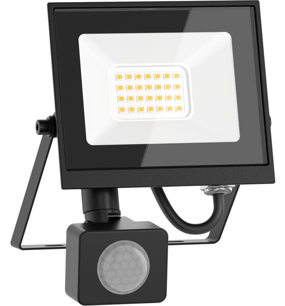 Mexen Luxpro LED reflektor s pohybovým senzorem, 20W, neutrální - 4000K, 1800 lm, černá - L235-020-40-70