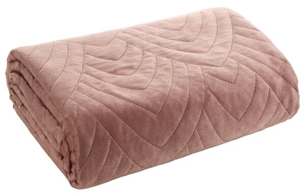Sametový přehoz na postel Luiz6 růžový new Barva Růžová Rozměry 170x210 cm