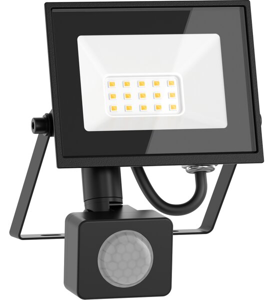 Mexen Luxpro LED reflektor s pohybovým senzorem, 10W, neutrální - 4000K, 900 lm, černá - L235-010-40-70