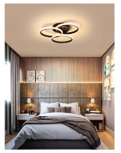 LED Stropní svítidlo LED/38W/230V černá