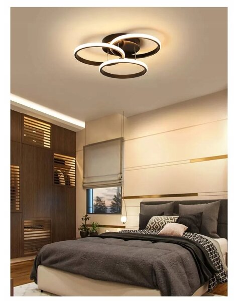 LED Stropní svítidlo LED/38W/230V černá