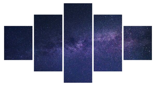 Obraz galaxie (125x70 cm)