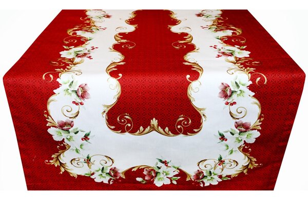 Vánočný běhoun na stůl digitálni potlač 50x150 cm Made in Italy Barva Vícebarevná Rozměry 50x150 cm