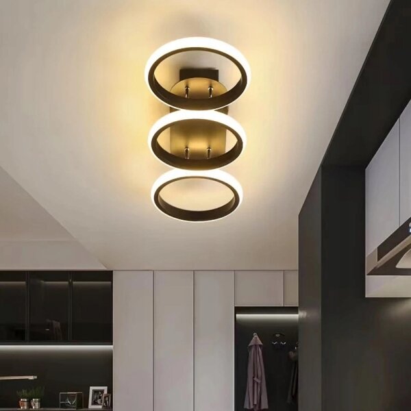 LED Stmívatelné stropní svítidlo LED/30W/230V 3000-6500K černá Wi-Fi Tuya + DO