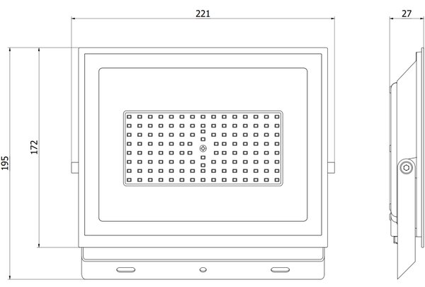 Mexen Luxpro LED reflektor, 70W, neutrální - 4000K, 6300 lm, černá - L230-070-40-70