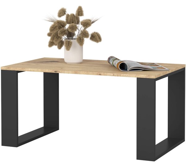 Ak furniture Konferenční stolek Nox dub artisan/černý