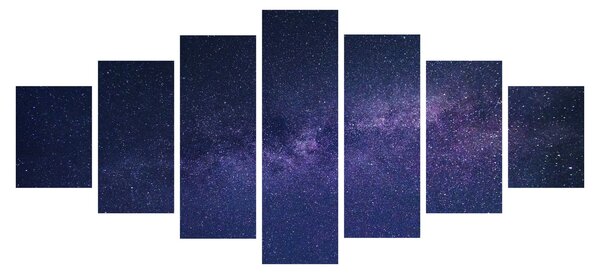Obraz galaxie (210x100 cm)